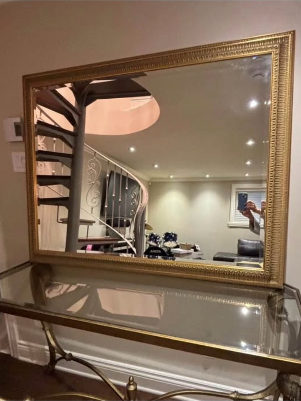 Gold Framed Wall Mirror - Elegant Decorative Mirror